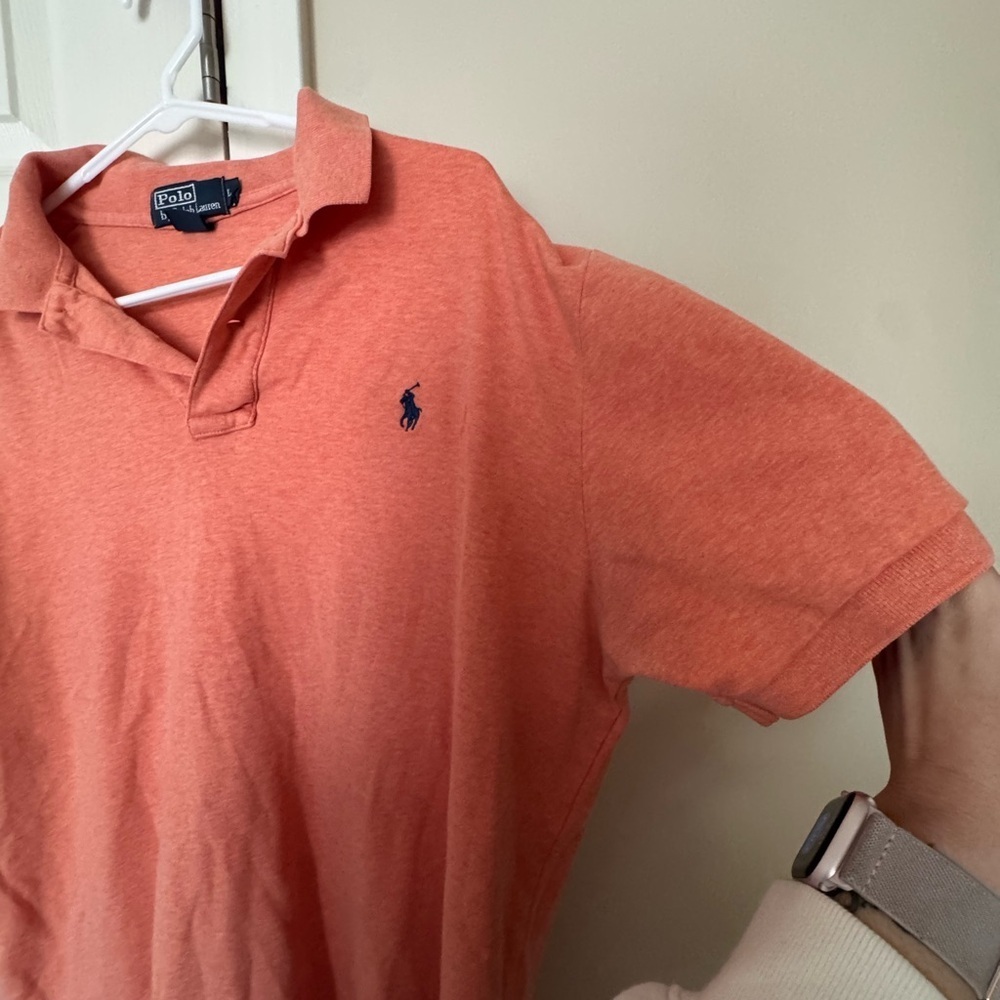 Ralph Lauren Men's Polo Shirt in Warm Orange - Picture 2 of 4